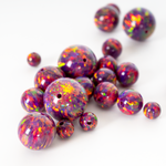 Orchid Opal Craft Beads