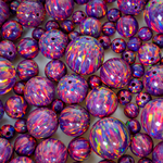 Orchid Opal Craft Beads