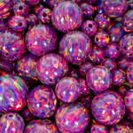 Orchid Opal Craft Beads