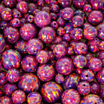 Orchid Opal Craft Beads