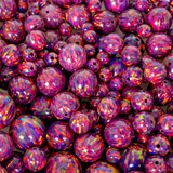Orchid Opal Craft Beads