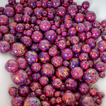 Orchid Opal Craft Beads