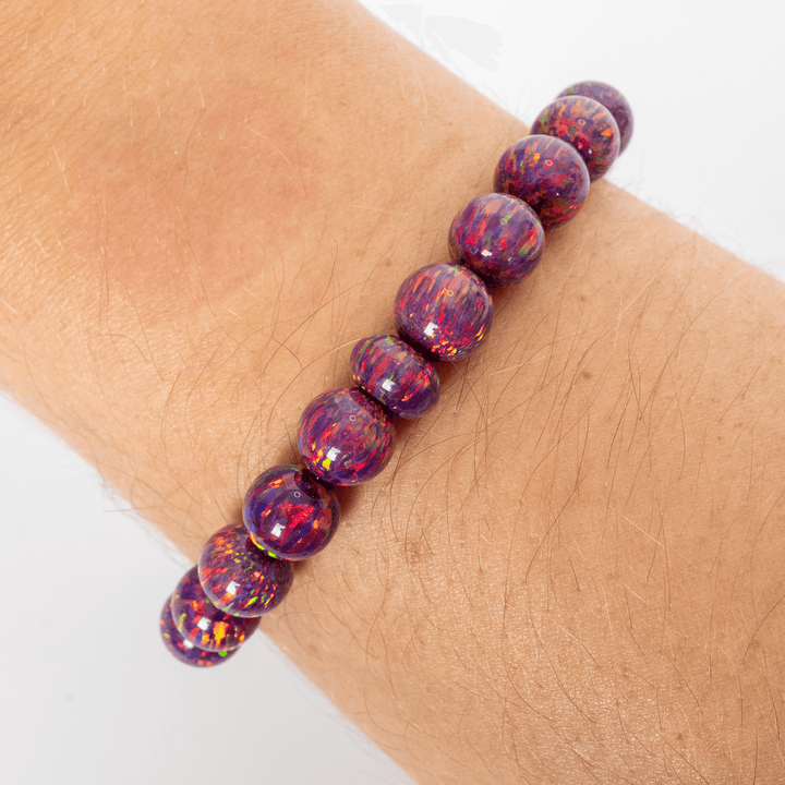 Orchid Opal Beaded Bracelet - The Opal Dealer
