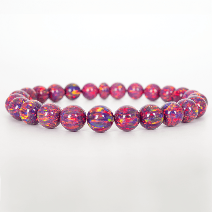 Orchid Opal Beaded Bracelet - The Opal Dealer
