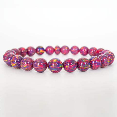 Orchid Opal Beaded Bracelet