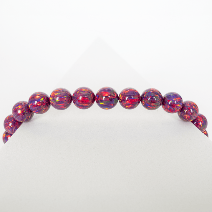 Orchid Opal Beaded Bracelet - The Opal Dealer
