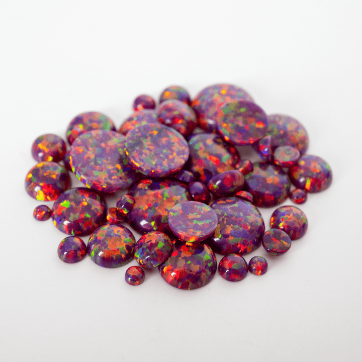 Orchid Opal Round Cabochon - The Opal Dealer