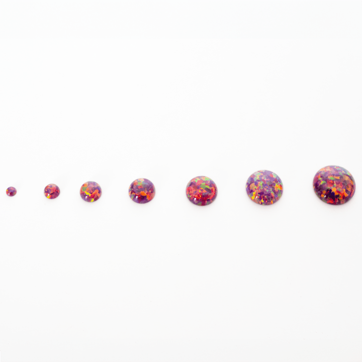 Orchid Opal Round Cabochon - The Opal Dealer