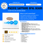 Pacific Sapphire Opal Craft Beads