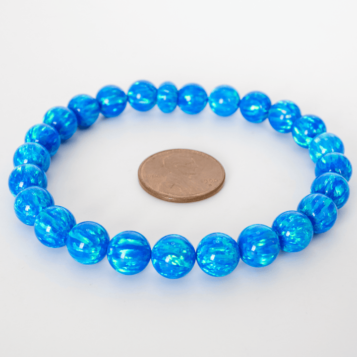 Pacific Sapphire Opal Beaded Bracelet - The Opal Dealer
