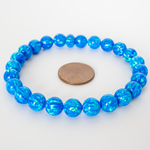 Pacific Sapphire Opal Beaded Bracelet