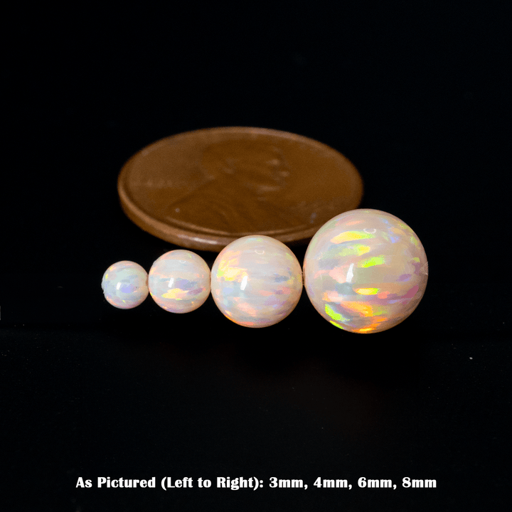 Peach Fuzz Opal Craft Beads - The Opal Dealer