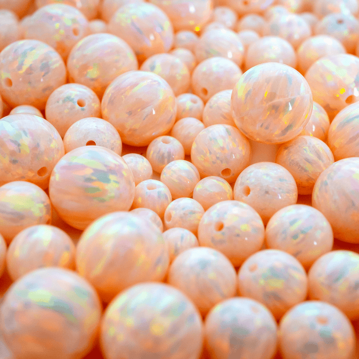 Peach Fuzz Opal Craft Beads - The Opal Dealer