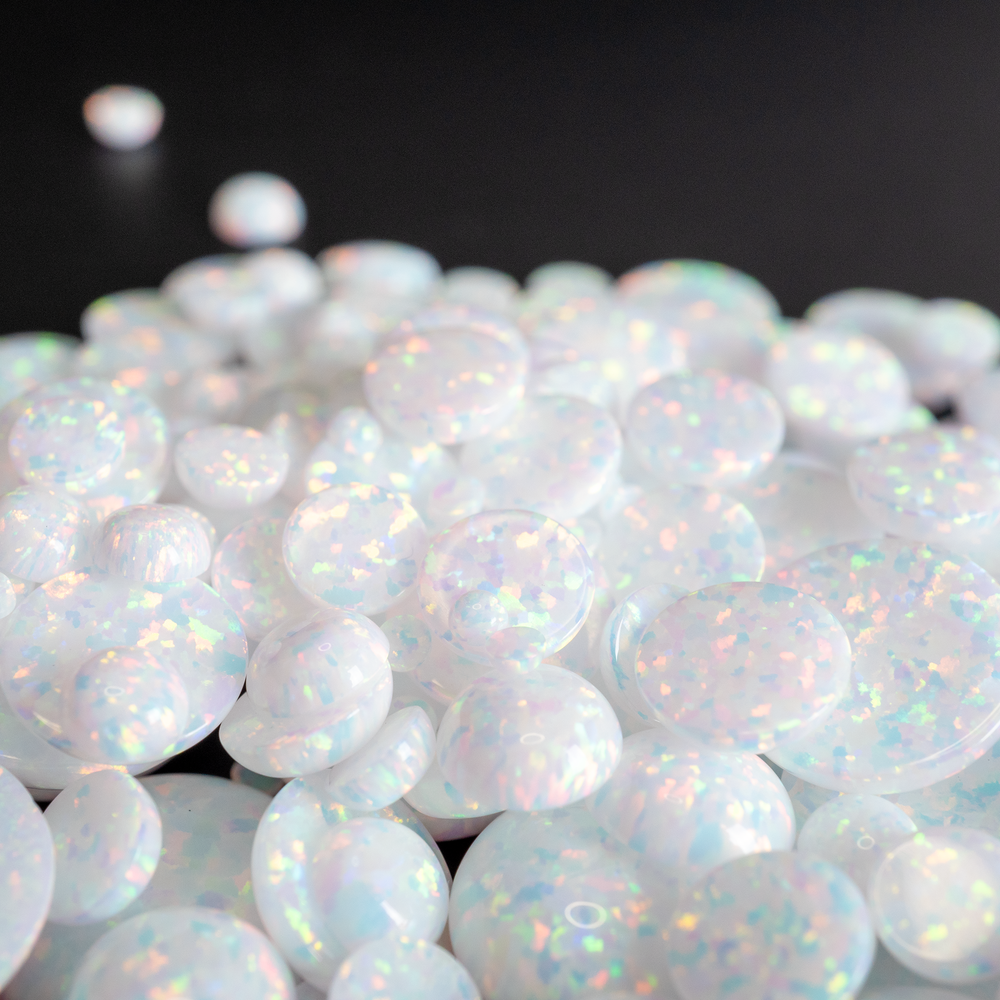 Cabochon D'Opale Welo Blanche D'Éthiopie - 0.89 Carats - Naturel Sans Traitement - N°25