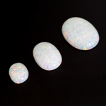 Pearl White Opal Oval Cabochon