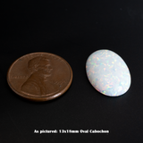 Pearl White Opal Oval Cabochon