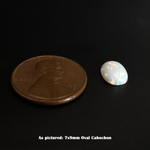 Pearl White Opal Oval Cabochon