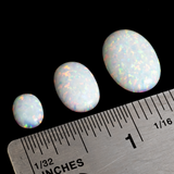 Pearl White Opal Oval Cabochon