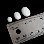 Pearl White Opal Oval Cabochon