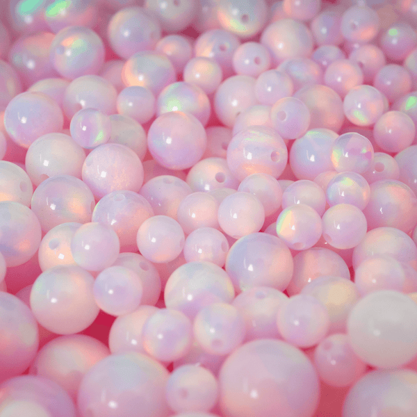 Pearl Pink Opalescence Craft Beads - The Opal Dealer
