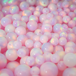 Pearl Pink Opalescence Craft Beads