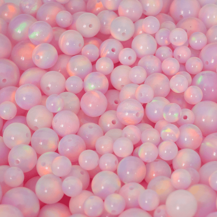 Pearl Pink Opalescence Craft Beads - The Opal Dealer