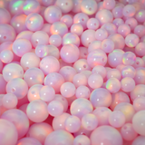 Pearl Pink Opalescence Craft Beads