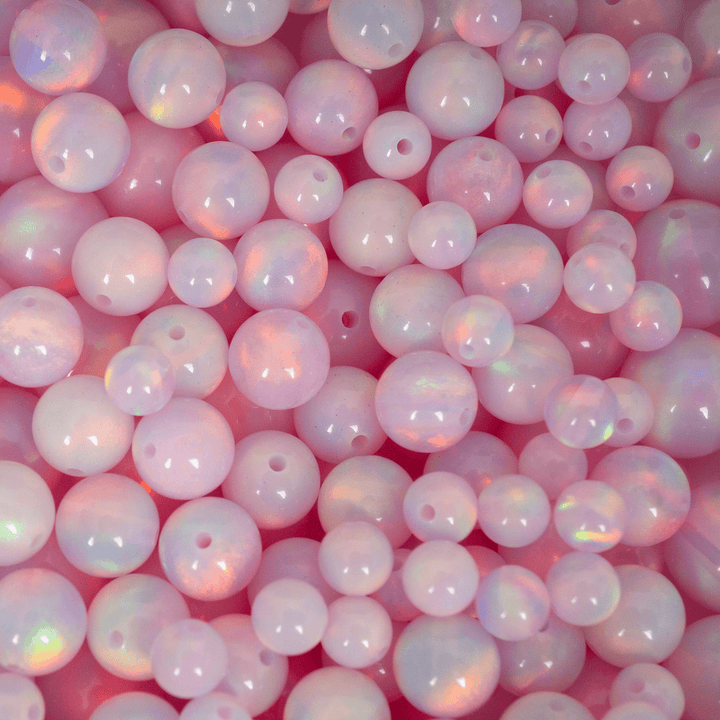 Pearl Pink Opalescence Craft Beads - The Opal Dealer