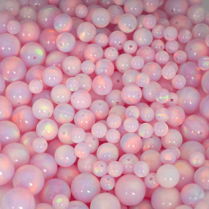 Pearl Pink Opalescence Craft Beads - The Opal Dealer
