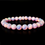 Pearl Pink Opalescence Beaded Bracelet