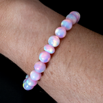 Pearl Pink Opalescence Beaded Bracelet