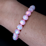 Pearl Pink Opalescence Beaded Bracelet