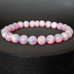 Pearl Pink Opalescence Beaded Bracelet