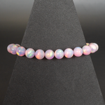 Pearl Pink Opalescence Beaded Bracelet - New Design