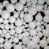 Pearl White Opal Craft Beads