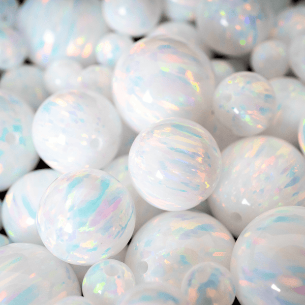Pearl White Opal Craft Beads - The Opal Dealer