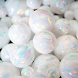 Pearl White Opal Craft Beads