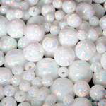 Pearl White Opal Craft Beads