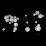 Pearl White Opal Craft Beads