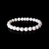 Pearl White Opal Beaded Bracelet - New Design