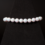 Pearl White Opal Beaded Bracelet - New Design