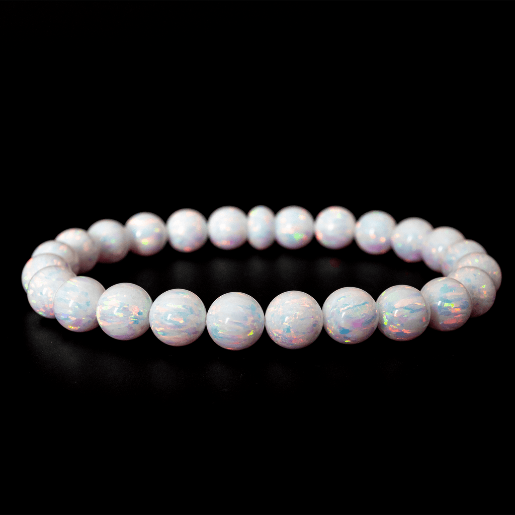 Pearl White Opal Beaded Bracelet New Design