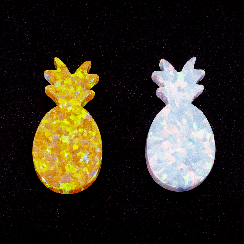 Astral Opal™ Pineapple Charms (Golden & White) – The Opal Dealer