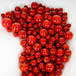 Ruby Red Opal Craft Beads
