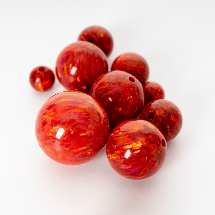 Ruby Red Opal Craft Beads - The Opal Dealer
