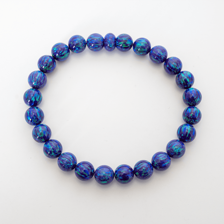 Sleepy Lavender Opal Beaded Bracelet - The Opal Dealer