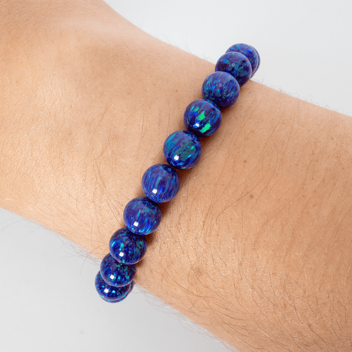 Sleepy Lavender Opal Beaded Bracelet - The Opal Dealer