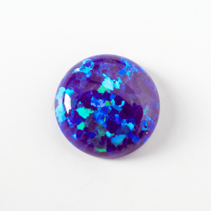Sleepy Lavender Opal Round Cabochon - The Opal Dealer