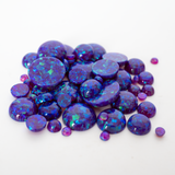 Sleepy Lavender Opal Round Cabochon