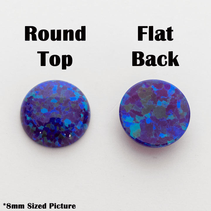 Sleepy Lavender Opal Round Cabochon - The Opal Dealer